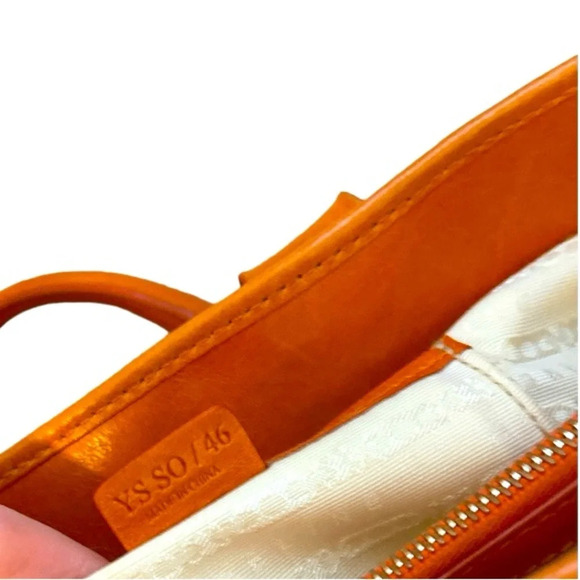 RARE Celine Spiraling-Macadam Embossed Leather Boogie Bag w/COA - Picture 12 of 13